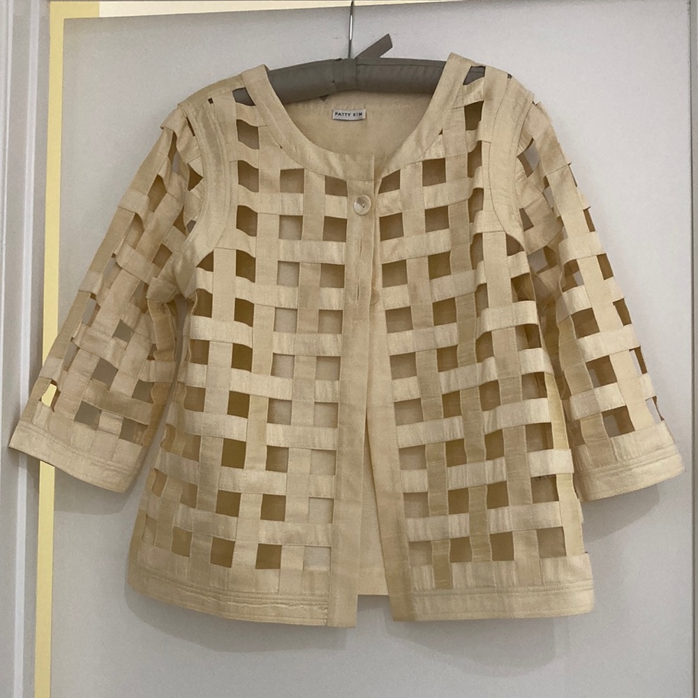 Patty Kim Open Weave Jacket